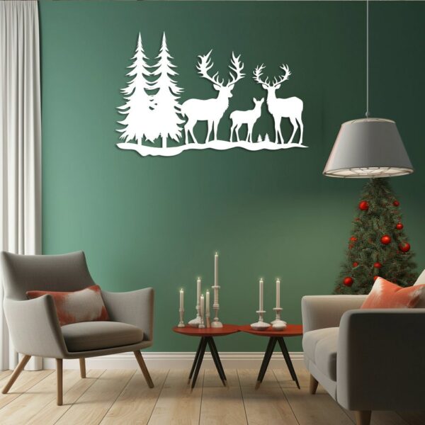 Christmas Wall Art Decor svg Laser Cut File