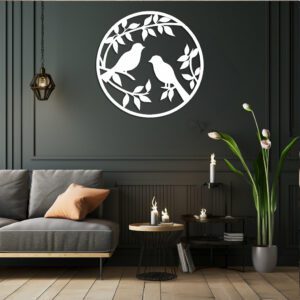 Arte Murale Uccelli - File Laser SVG, AI,