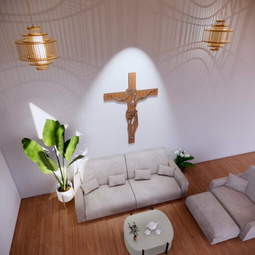 Jesus on the Cross Laser Cut File Christian
