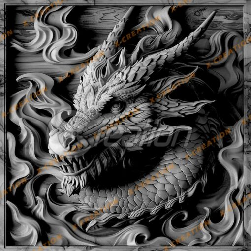 3D illusion Laser Engraving File | High Resolution
