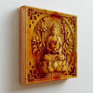 File Laser 3D Buddha – PNG Alta Risoluzione