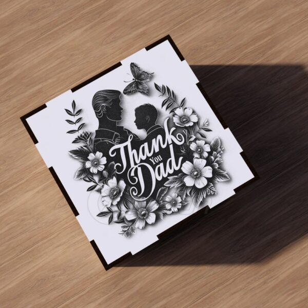 Gift Box for Father's Day Laser Cut File