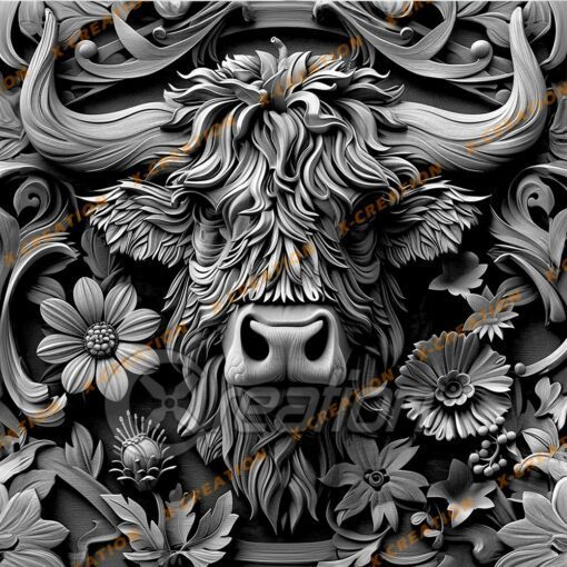 3D illusion Laser Engraving File | HQ PNG