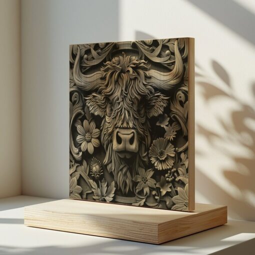 3D illusion Laser Engraving File | HQ PNG