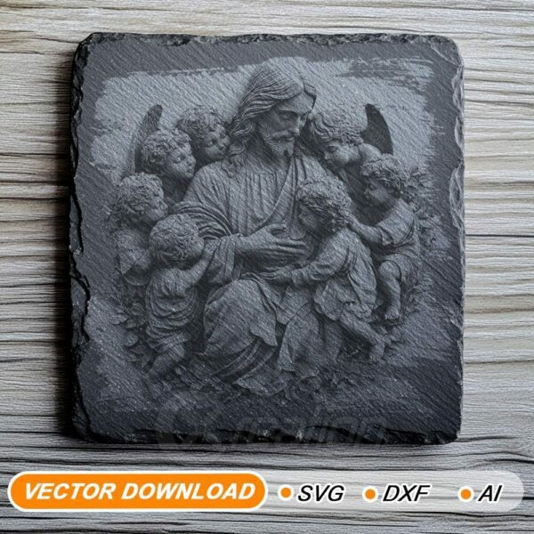 3D Illusion Laser Engraving Slate File | High-Quality