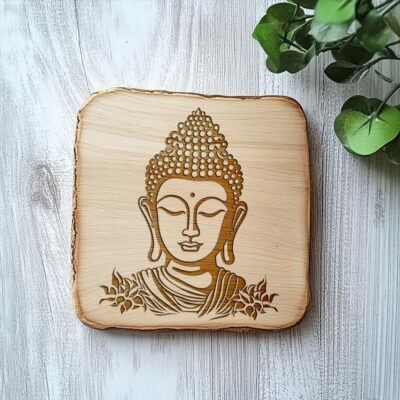 Buste de Bouddha SVG - Gravure laser et