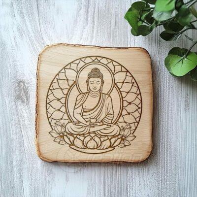 Meditación de Buda y loto SVG - Archivos