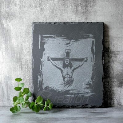 Jesus on the Cross SVG, for laser engraving,