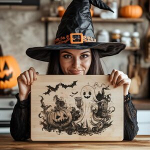 Halloween Charcuterie Board File | Cute Ghost &