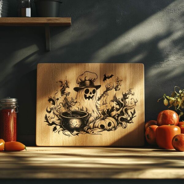 Halloween Charcuterie Board File | Cute Ghost Chef