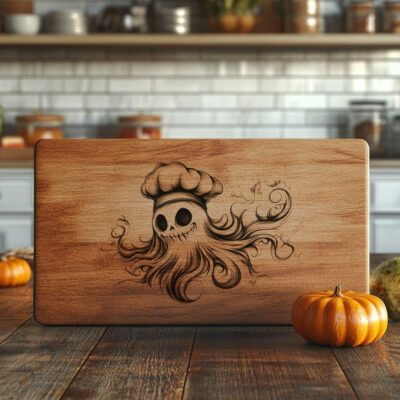 Halloween Charcuterie Board File | Cute Ghost Chef