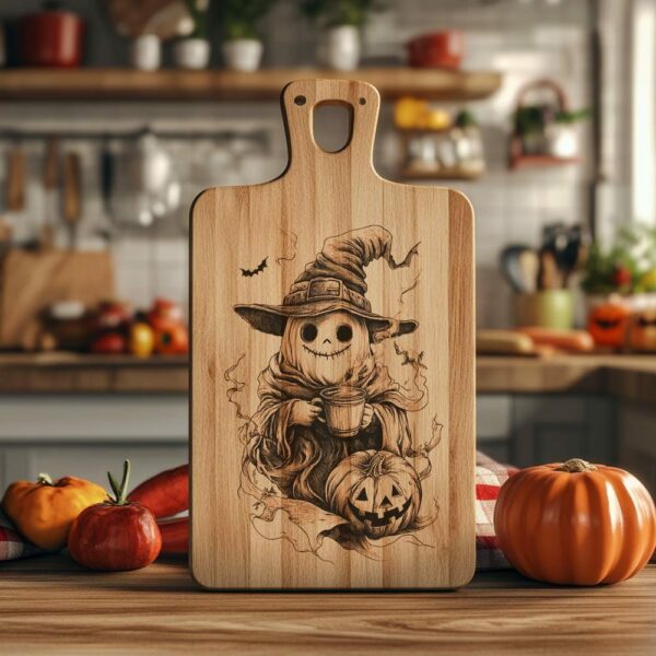 Fichier laser pour plateau de charcuterie d’Halloween |