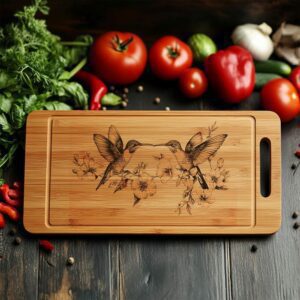 Hummingbirds & Flower Charcuterie Board | File di