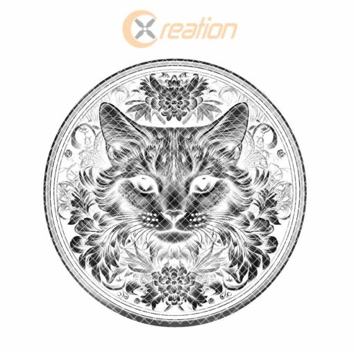 File Coaster in ardesia | Decorazione illusionistica 3D