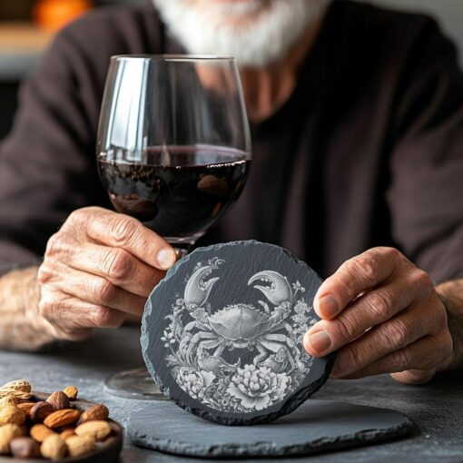 Fichier de sous-verre en ardoise | Décoration PNG