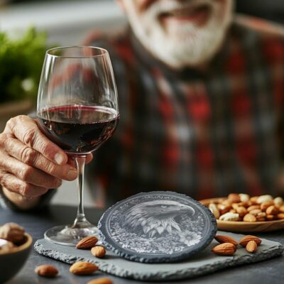 Fichier de sous-verre en ardoise | Décoration PNG