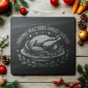 Christmas Cheese Board Engraving, Family Quote | Kitchen Decor #014