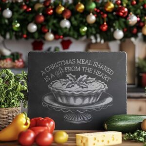 Christmas Cheese Board Engraving, Family Quote | Kitchen Decor #023