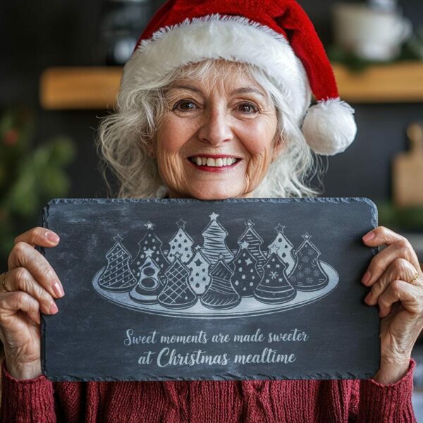 Christmas Cheese Board Engraving, Family Quote | Kitchen