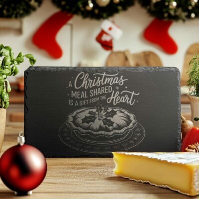 Christmas Cheese Board Engraving, Family Quote | Kitchen