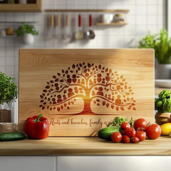 Family Quote Charcuterie Board Engraving File | PNG