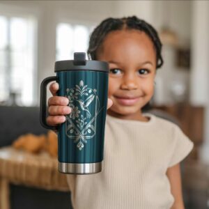 Hummingbird and Flower Tumbler Engraving | SVG Wrap