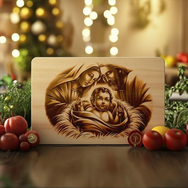 Christmas Charcuterie Board File | Baby Jesus in