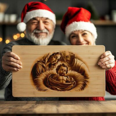 Christmas Charcuterie Board File | Baby Jesus in