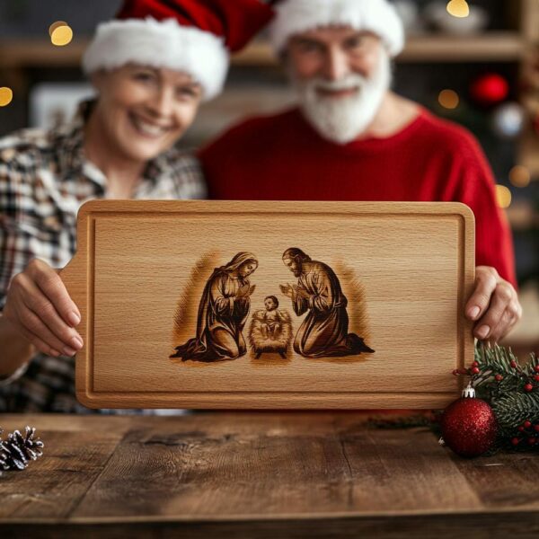 Christmas Charcuterie Board File | Jesus Nativity Scene