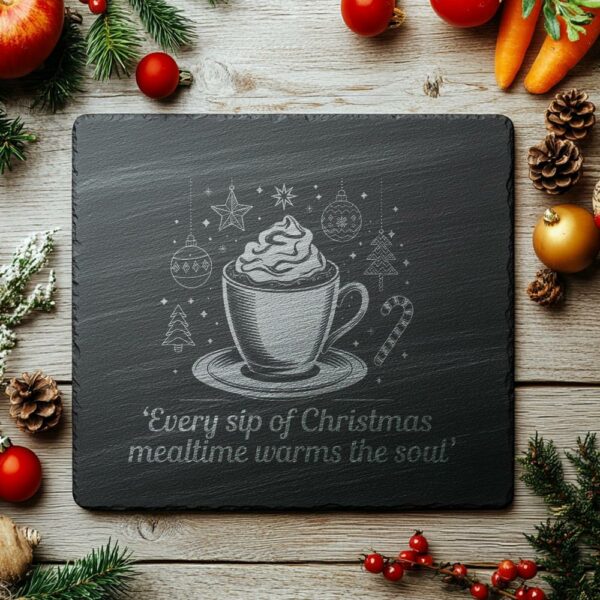 Christmas Cheese Board File | Engraving Family Quote