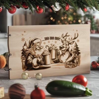 Christmas Santa and Reindeer Cheer File | Charcuterie