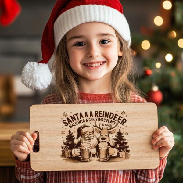 Christmas Santa and Reindeer Cheer File | Charcuterie