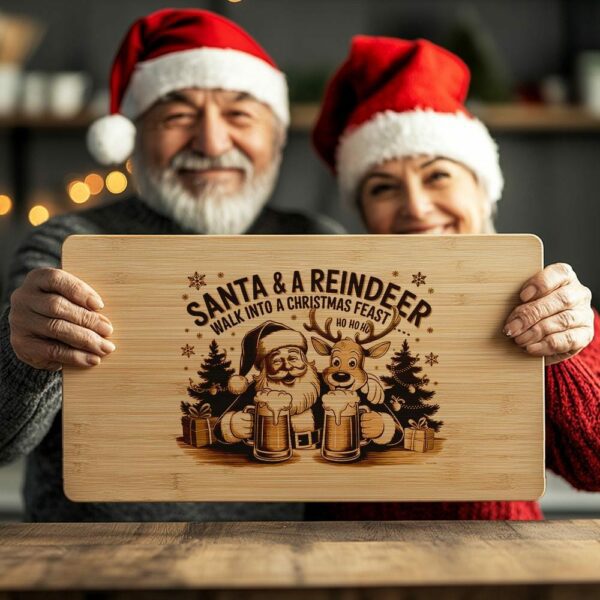 Christmas Santa and Reindeer Cheer File | Charcuterie