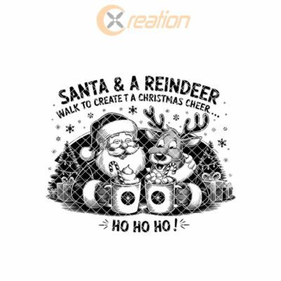 Christmas Santa and Reindeer Cheer File | Charcuterie