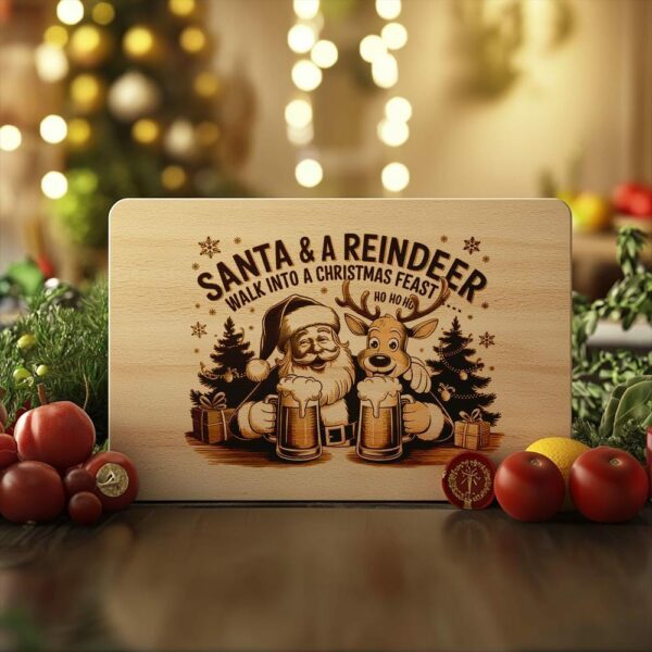 Christmas Santa and Reindeer Cheer File | Charcuterie