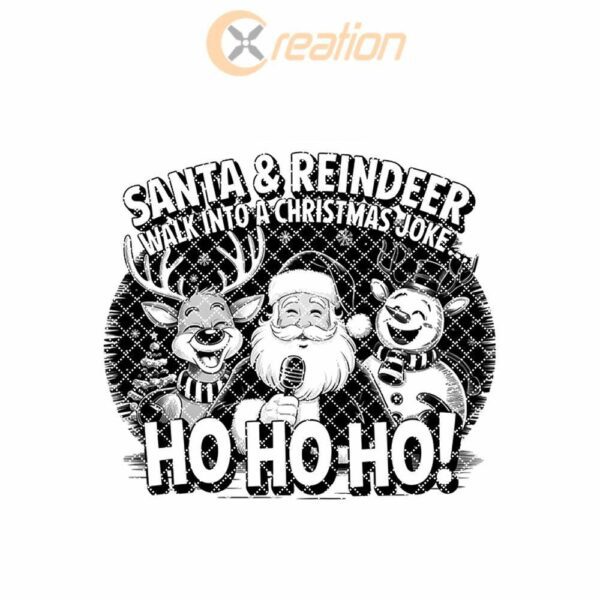 Christmas Santa and Reindeer Joke File | Charcuterie