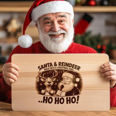 Christmas Santa and Reindeer Singing File | Charcuterie