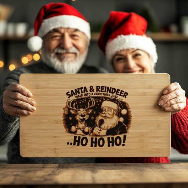 Christmas Santa and Reindeer Singing File | Charcuterie