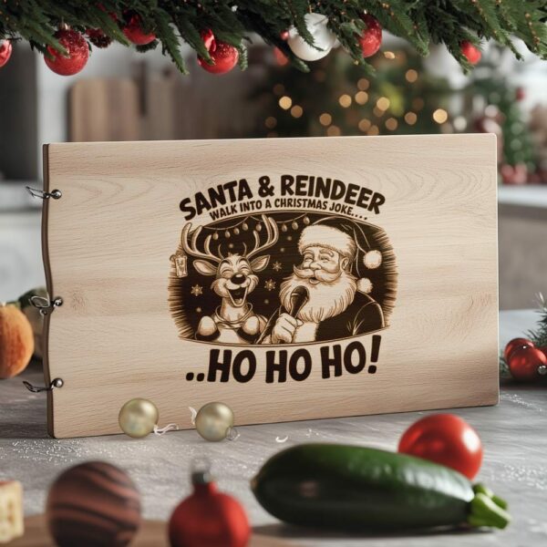 Christmas Santa and Reindeer Singing File | Charcuterie