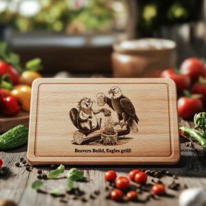 American Eagle Charcuterie Board Engraving File - Funny