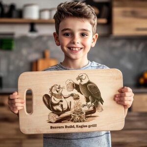 American Eagle Charcuterie Board Engraving File - Funny