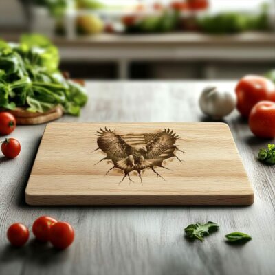 Eagle Flag Charcuterie Board Engraving File | 3D