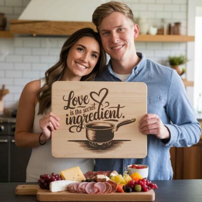 Valentine's Charcuterie Board Engraving Bundle - 6 Love