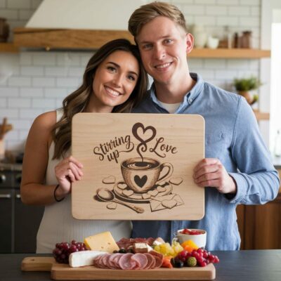 Valentine's Day Charcuterie Board Engraving Files: 6 Love