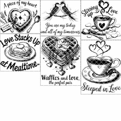 Valentine's Day Charcuterie Board Engraving Files: 6 Love