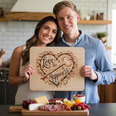 Valentine's Love Quotes: 6 Charcuterie Board Engraving Files