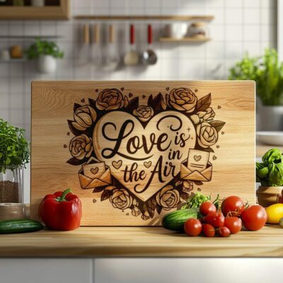 Valentine's Love Quotes: 6 Charcuterie Board Engraving Files