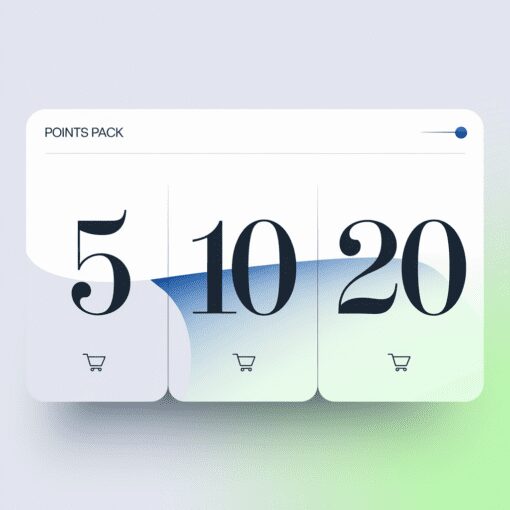 Pack de points membre
