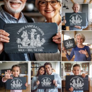 3D Animal BBQ Laser Engraving Files, Slate Cheese