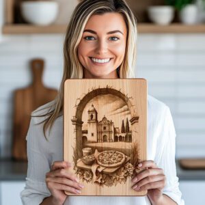 American-Themed Charcuterie Board Design, Alamo Mission Dinner Decor
